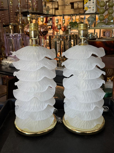 #8849-UUNH - Pair of Murano Lamps