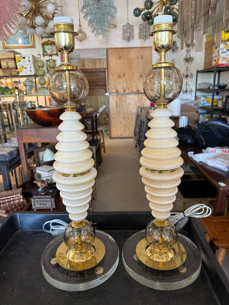 #8851-UUNH - Pair of Murano Lamps