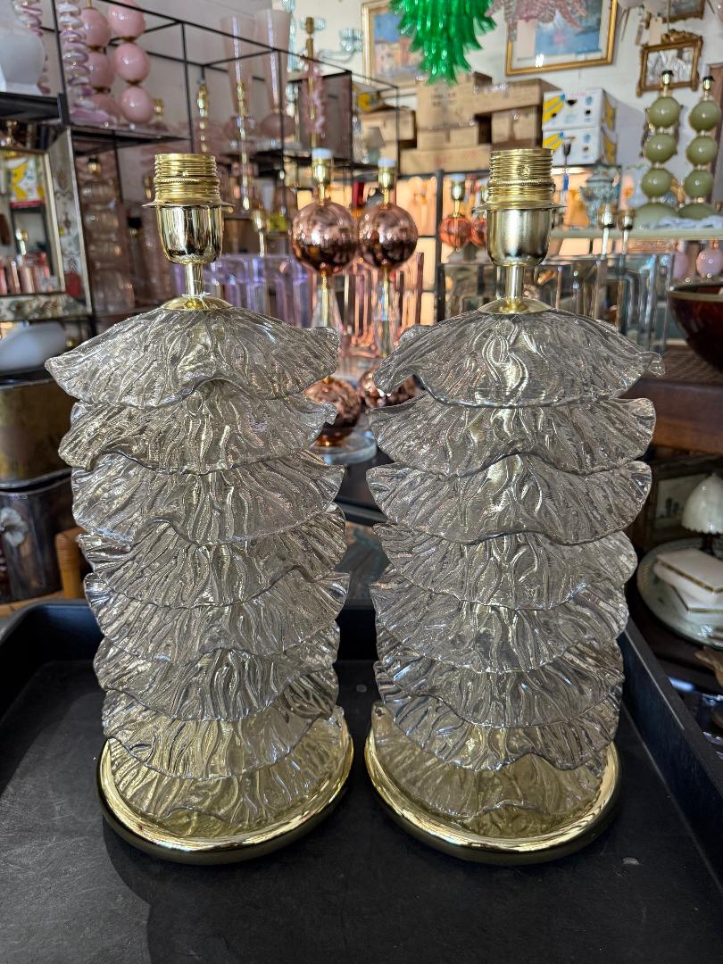 #8852-UUNH - Pair of Murano Lamps