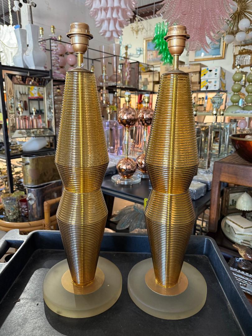 #8853-UHNH - Pair of Murano Lamps