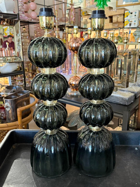 #8859-UANH - Pair of Murano Lamps