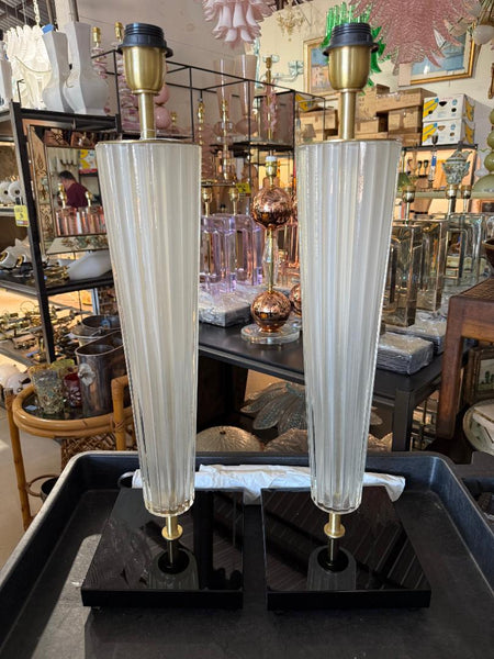 #8862-UINH - Pair of Murano Lamps
