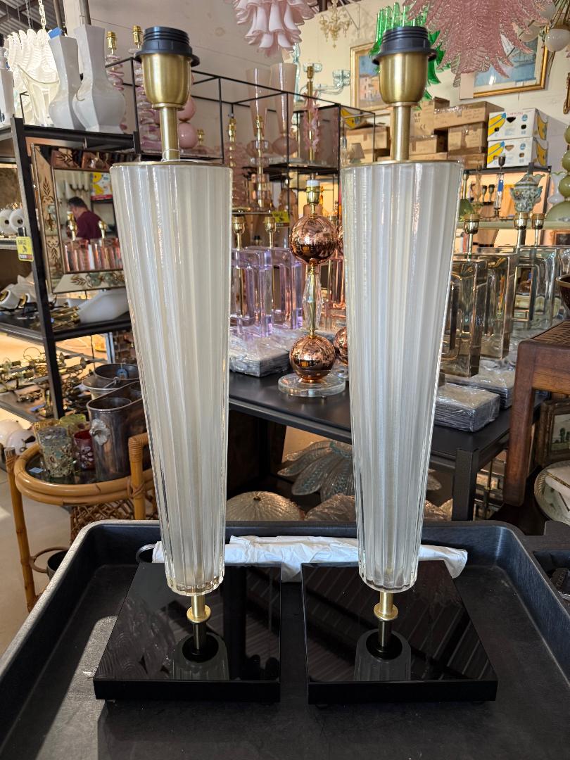 #8862-UINH - Pair of Murano Lamps