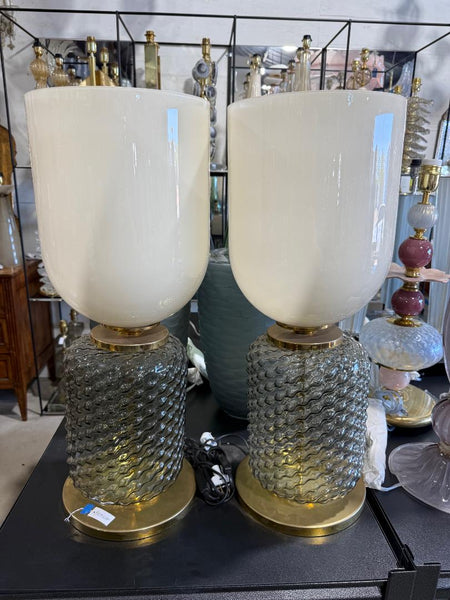 #8870-UHNH - Pair of Murano Lamps