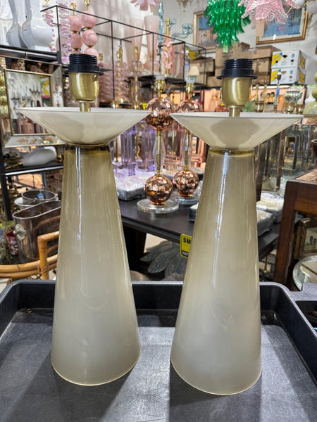 #8871-UCNH - Pair of Murano Lamps