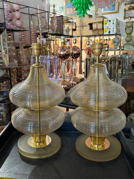 #8873-UHNH - Pair of Murano Lamps