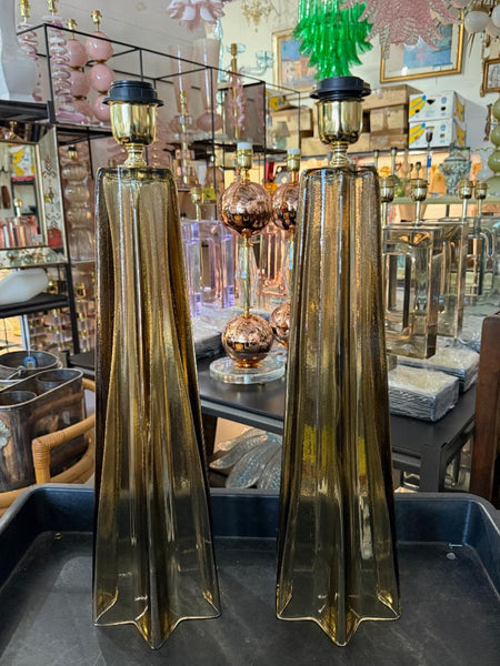 #8875-UUNH - Pair of Murano Lamps