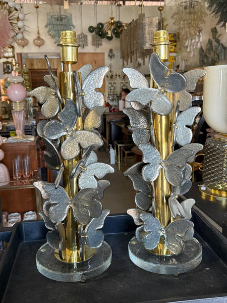 #8878-UHNH - Pair of Murano Lamps