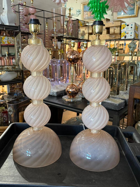 #8880-UANH - Pair of Murano Lamps