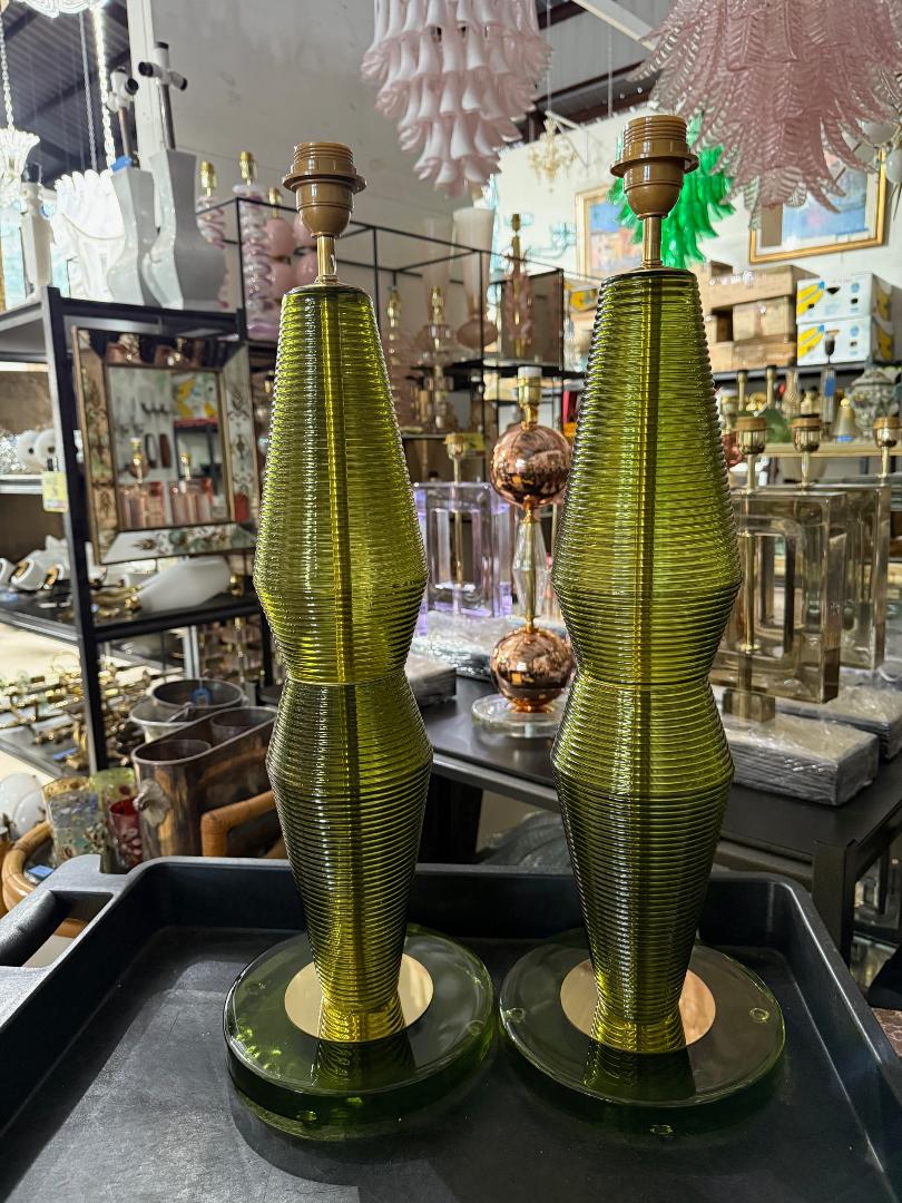 #8886-UHNH - Pair of Murano Lamps