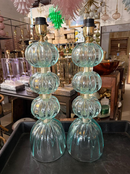 #8889-UHNH - Pair of Murano Lamps