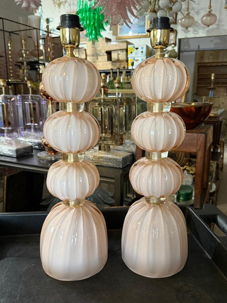 #8892-UINH - Pair of Murano Lamps