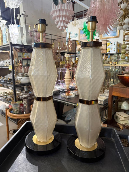 #8903-UINH - Pair of Murano Lamps