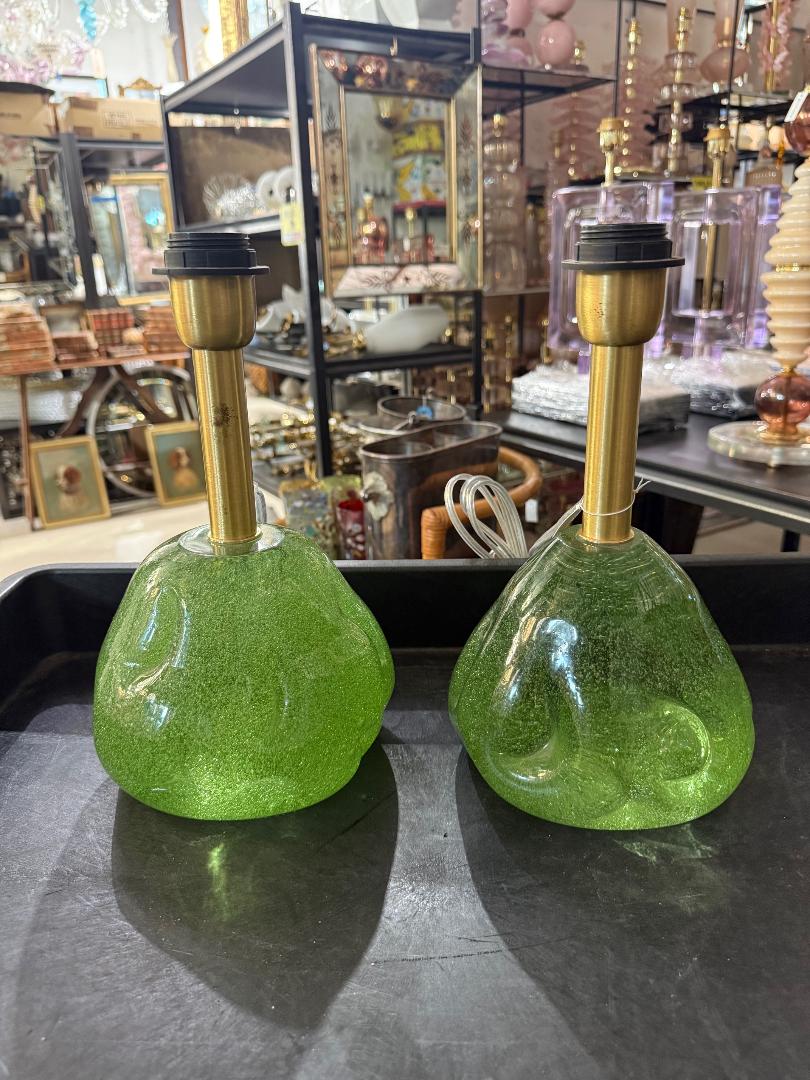 $8905-UPNH - Pair of Murano Lamps