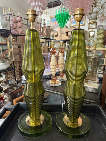 #8907-UHNH - Pair of Murano Lamps