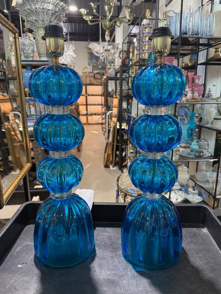 #8920-UHNH - Pair of Murano Lamps