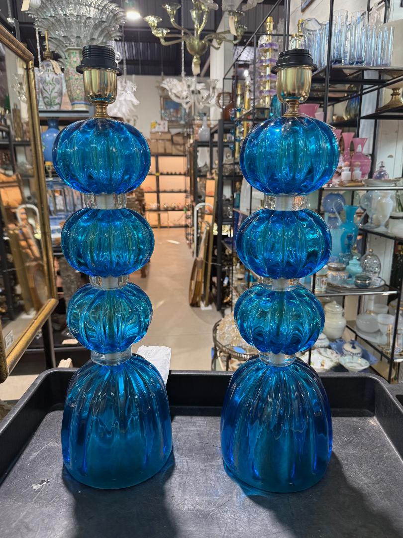 #8920-UHNH - Pair of Murano Lamps