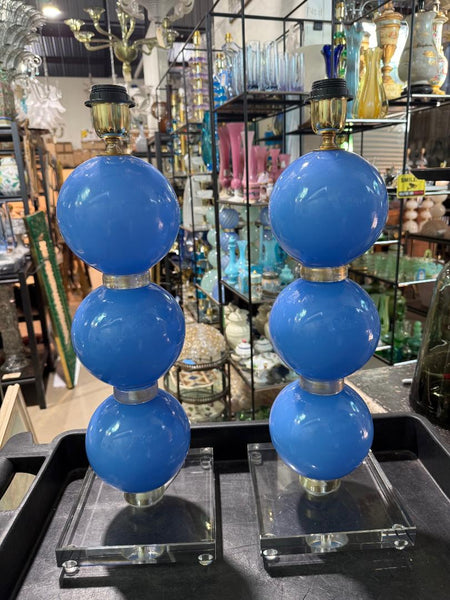 #8923-UUNH - Pair of Murano Lamps