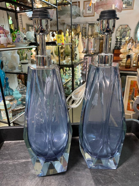 #8925-UHNH - Pair of Murano Lamps