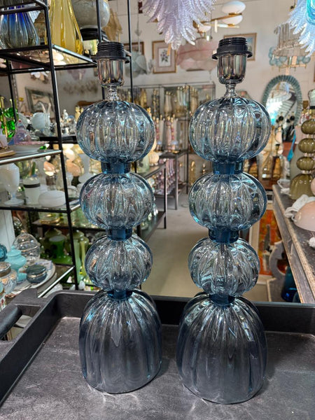 #8929-UANH - Pair of Murano Lamps