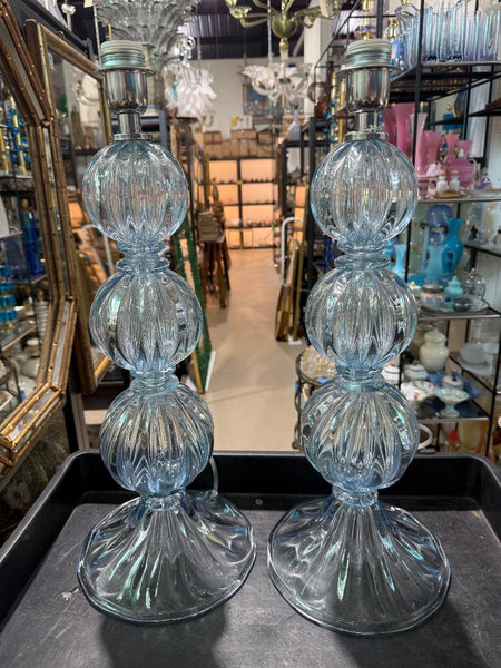 #8932-PNNH - Pair of Murano Lamps