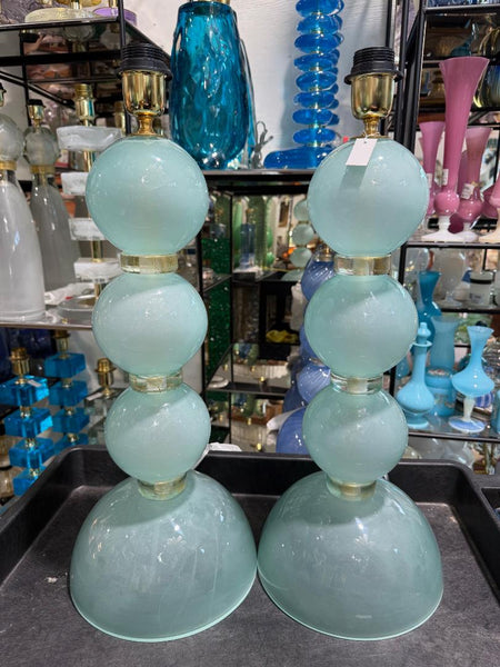 #8935-UHNH - Pair of Murano Lamps