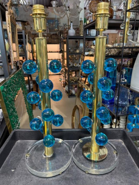 #8942-PNNH - Pair of Murano Lamps