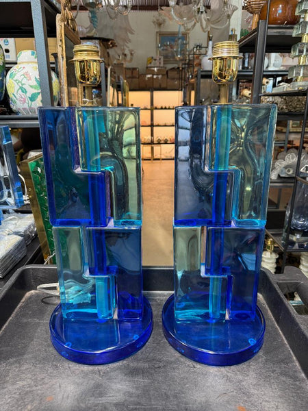 #8945-UHNH - Pair of Murano Lamps