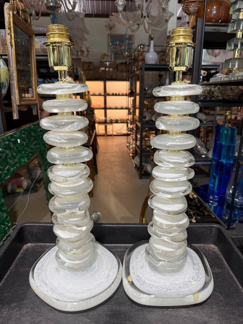 #8946-UNNH - Pair of Murano Lamps