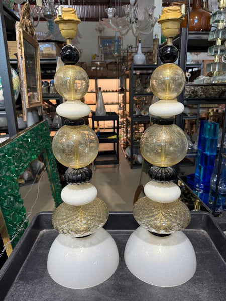 #8947-UHNH - Pair of Murano Lamps