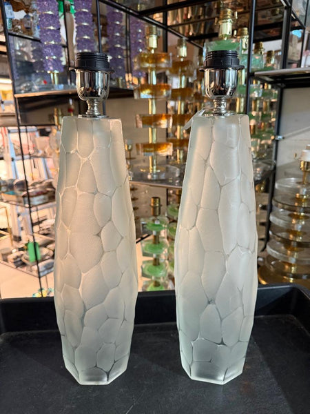 #8948-UPNH - Pair of Murano Lamps