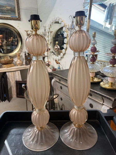 #8957-UINH - Pair of Murano Lamps