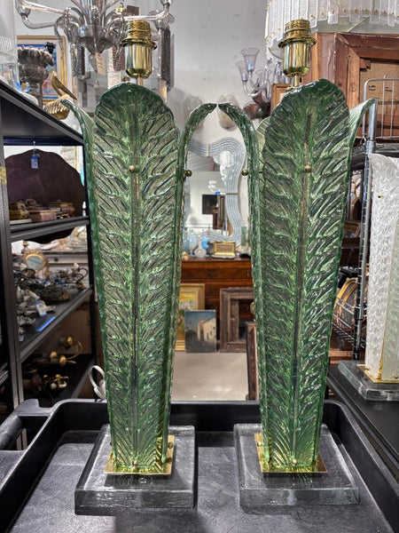 #8960-UANH - Pair of Murano Lamps