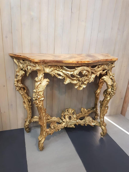 #5237-AGGG - 18th Century Console Table