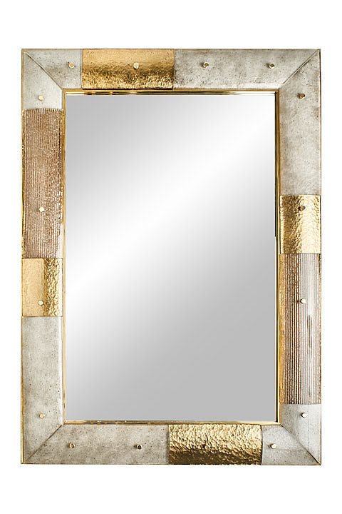 #5001-HGGG - Murano Glass Mirror (Choice of Color)