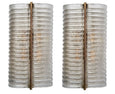 #5057-UUCG - Pair of Murano Glass Sconces