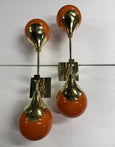 #5151-PSAG - Pair of Murano Sconces (Choice of Color)