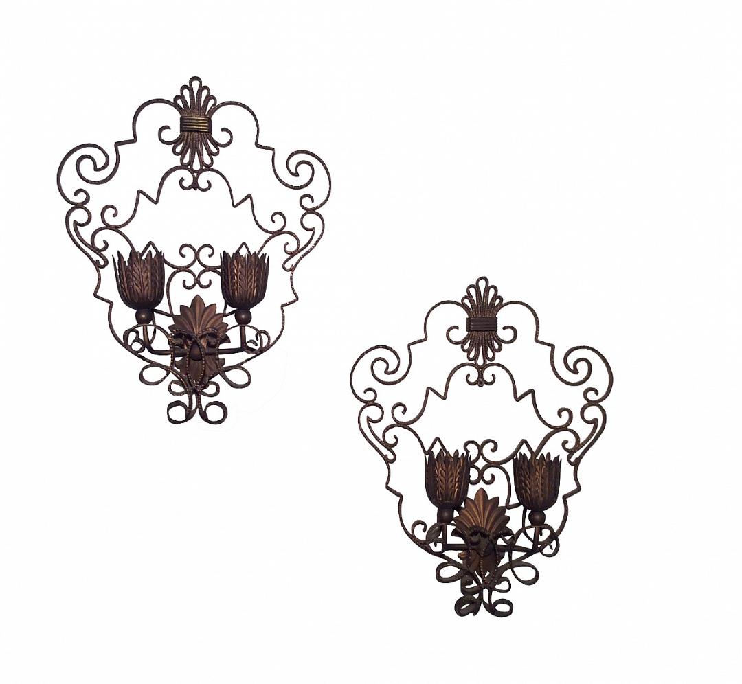 #5478-PUGG - Pair of Sconces