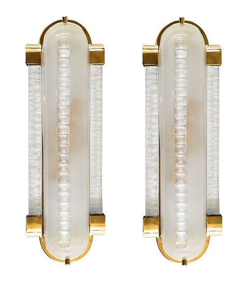 #5699-PSAG - Pair of Murano Sconces
