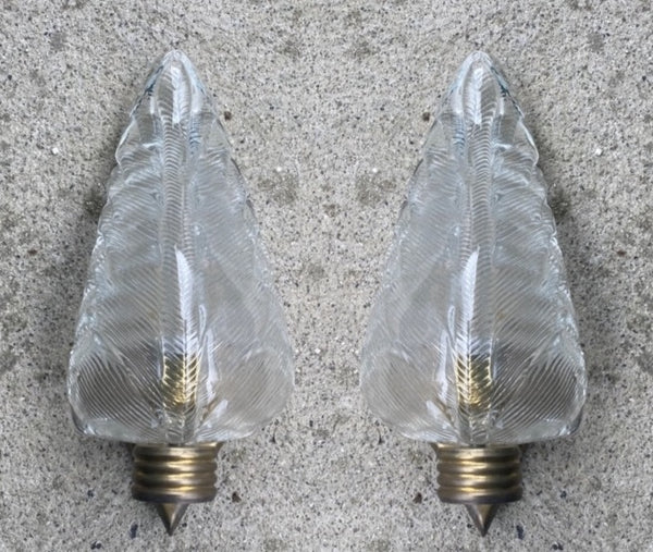 #5092-IGG - Pair of Murano Glass Sconces
