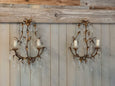 #6981-PCGG - Pair of Crystal Sconces