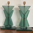 #7049-RUGG - Pair of Murano Lamps (Choice of Color)