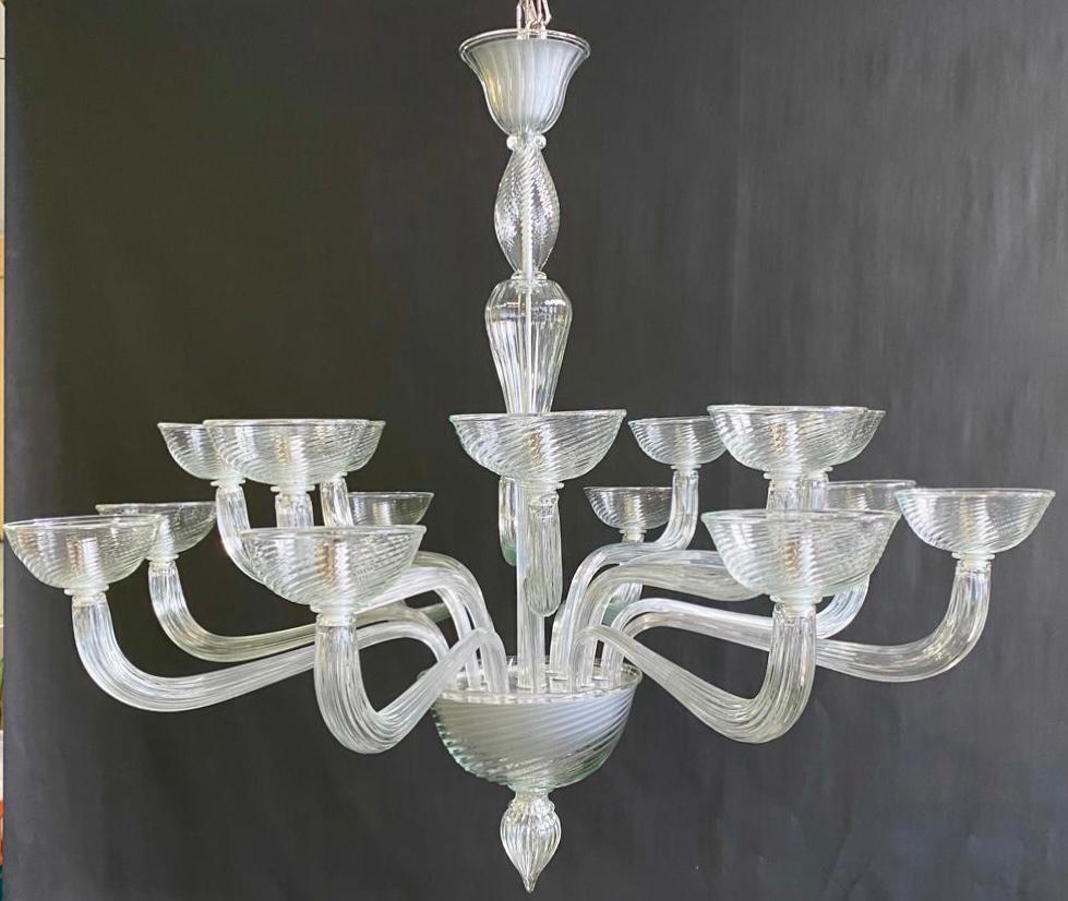#7373-AHAG - Murano Goforth Chandelier (Choice of Color)