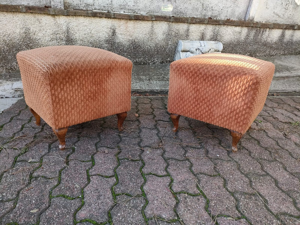#7428-AGG - Pair of Ottomans