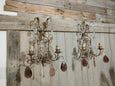 #7443-PUGG - Pair of Crystal Sconces