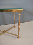 #7615-IGG - Brass & Glass Table