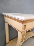 #7692-CIGG - 19th C. Marble Top Console Table
