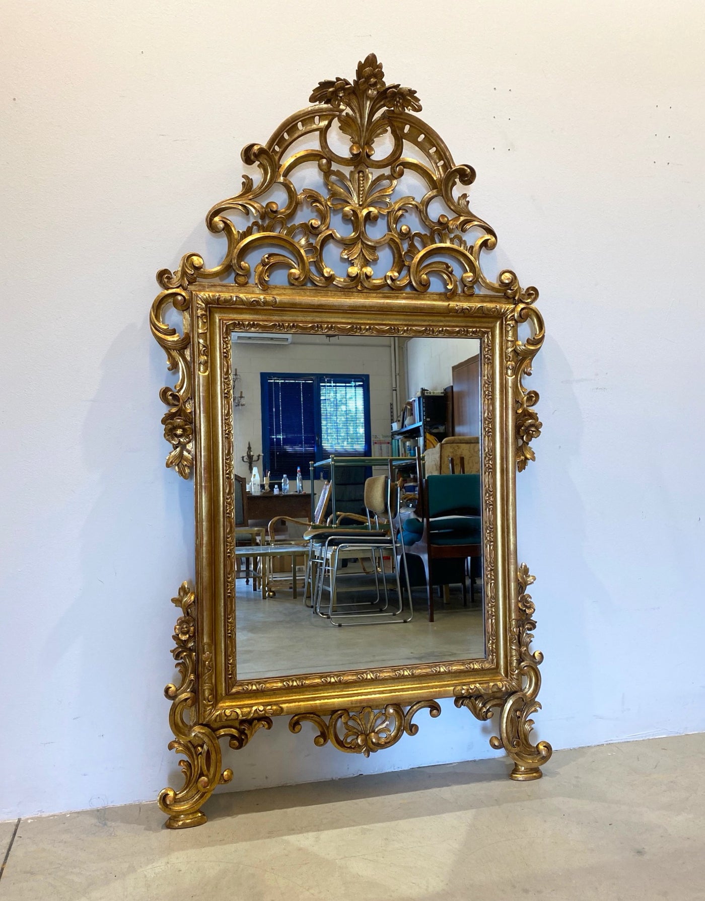 #6655-UAGG - Gilded Wood Mirror