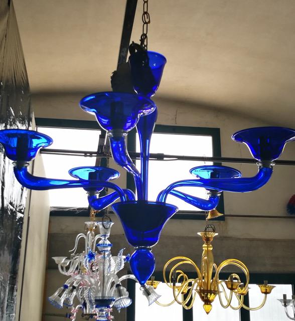 #5622 - Murano Chandelier (4 Sizes, Choice of Color)