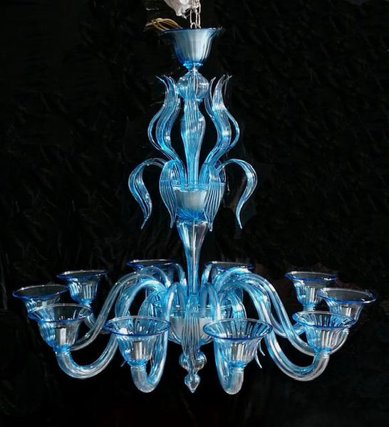 #5714-CPIG - Murano Chandelier (Choice of Color)